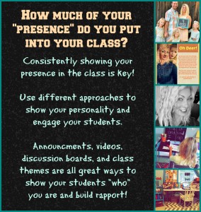 Make Yourself Present in the Classroom!